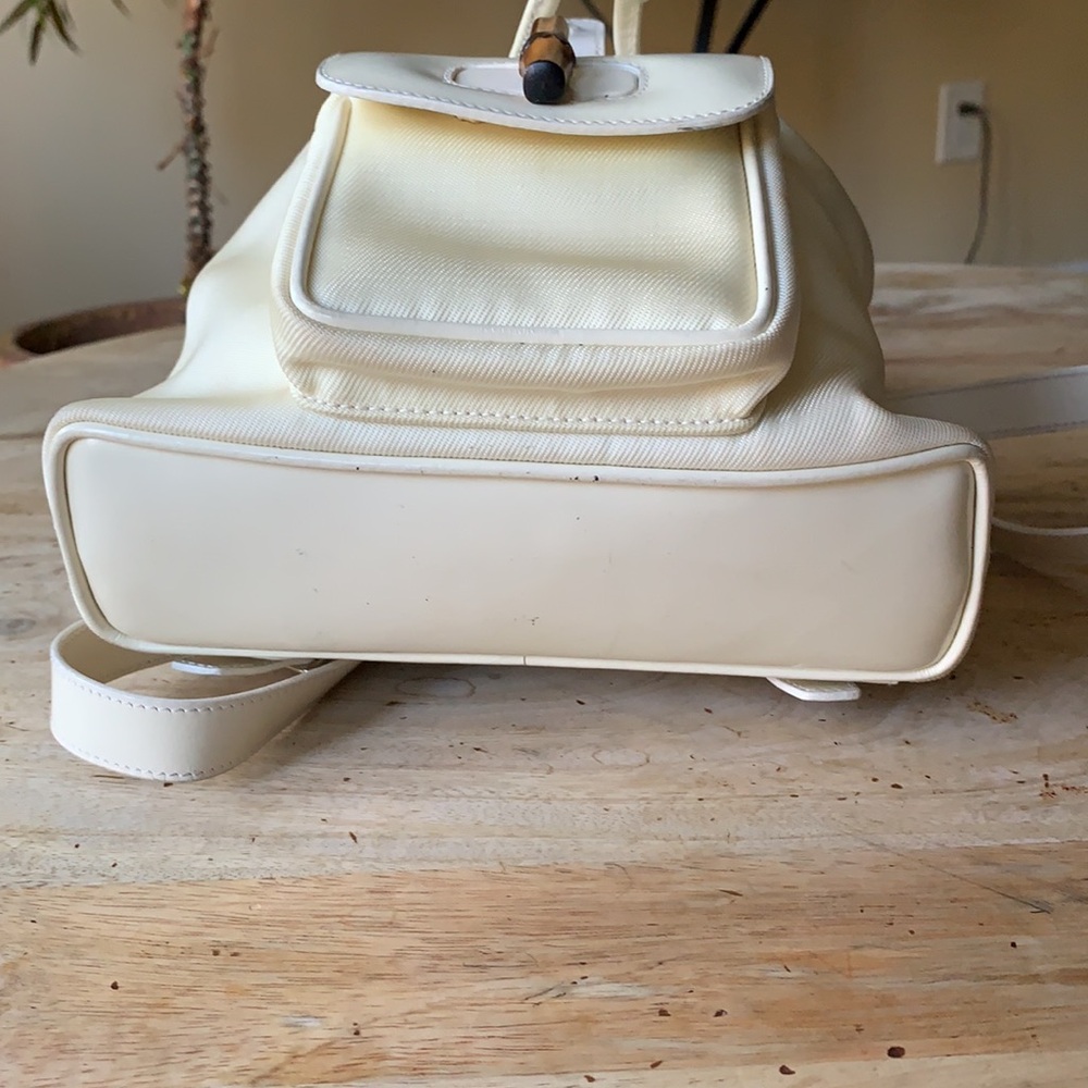 GUCCI Mini Backpack w/Bamboo Handle - Vintage - Picture 9 of 15